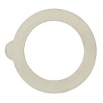 Joints - bormioli luigi - set de 6 - caoutchouc - blanc - pour bocaux fido 35 et 50 cl