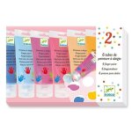 Set de 6 tubes de peinture  doigts : sweet aille unique coloris unique