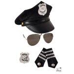 Accessoires - set accessoires policier - homme - noir - taille unique