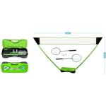 Set de badminton complet avec filet 295 x 38 x 154 cm raquettes volants et tui de rangement