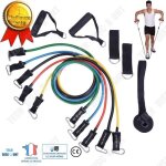 Set de bande �lastique de fitness - kin td� - 11 pi�ces - musculation - intensif - mixte