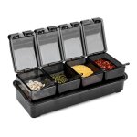 Set boîte à epice bouteilles transparentes epice pots à epices cuisine conteneur de stockage condiment ... Set boîte à epice bouteilles transparentes epice pots à epices cuisine conteneur de stockage condiment ...