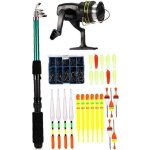 Set de canne  pche set de canne  pche tlescopique et de routine rouler combo ensemble avec le cadeau ...