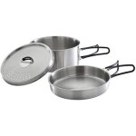 Set de casseroles - campingaz - trekking kit - acier inoxydable - 3 pièces - casserole et poêle Set de casseroles - campingaz - trekking kit - acier inoxydable - 3 pièces - casserole et poêle