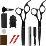 Set de coiffure avec ciseaux peignes pinces manteau 11 pices