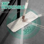 Set complet balai magique avec seau seau � double compartiment easyclean + recharge lingette microfibre ...