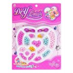Set de création bijoux en perles pvc - rose - enfant - fille - 6 ans Set de création bijoux en perles pvc - rose - enfant - fille - 6 ans