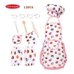 Set de cuisine et de ptisserie pour enfants ? tablier et toque de chef13pcs