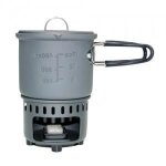 Set de cuisson 585 ml alu - esbit - casserole avec poign�es pliables - camping - bivouac