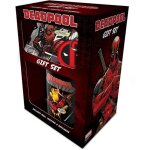Set de produits - deadpool - mug sous verre porte - cls - cramique - noir - adulte