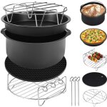 Set densemble daccessoires 9 pi�ces pour friteuse � air chaud cuisine moule