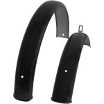 Set garde - boues pour v�los enfant 20 - noir - avant + arri�re - 55mm