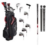 Set de golf droitier spalding executive graphite