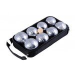 Set de jeu de boules de ptanque - engelhart - 4 paires - 720 grammes - sacoche en nylon - mixte