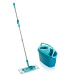Set lave sol avec seau essoreur leifheit clean twist m ergo 52120, balai serpillre  plat, manche tlescopiqu ...