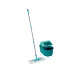Set lave sol avec seau essoreur leifheit profi compact 55092, balai serpillire  plat 42cm avec housse ...