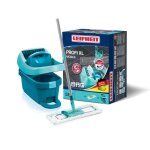 Set lave sol avec seau essoreur  roulettes leifheit profi xl mobile 55096, balai serpillire  plat ...