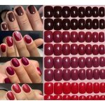 Set manucure pr�ts � poser 96 capsules + 5 accessoires multi carr�s r�utilisables lh originails