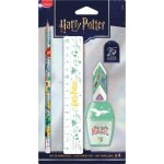 Set de papeterie harry potter - maped - 4 pi�ces - 1 r�gle 15 cm + 1 taille - maped - crayons r�servoir ...