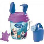 Set de plage - mondo - la reine des neiges - seau garni 17cm - accessoires inclus