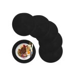 Set de table lot de 614. 17 inchset de table noir rond tress lot de 6 lavable rsistantes  la chaleur ...