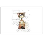 Set de table - kiub - bug art kook chat ziggy - 6 pièces - 43 x 28 cm - rectangulaire - lavable Set de table - kiub - bug art kook chat ziggy - 6 pièces - 43 x 28 cm - rectangulaire - lavable