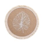 Set de table rond en jute mogador 38cm naturel