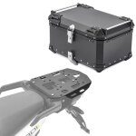 Set top case + support - husqvarna norden 901 - aluminium durable - 65 litres - �tanche