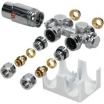 Ecd germany kit de connexion central avec thermostat pour radiateurs - blanc - universel - raccord radiateur ... Ecd germany kit de connexion central avec thermostat pour radiateurs - blanc - universel - raccord radiateur ...