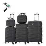 Set de valise 5 pi�ces valise celims aerowave cabine + moyenne + grande + 2x vanity roues 360 cadenas ...