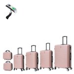 Set de valise 6 pi�ces valise celims week - end bagage � main + cabine + moyenne + grande + 2x vanity ...