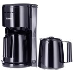 Severin ka 9307 cafetire noir nombre de tasse=8 verseuse thermofuge