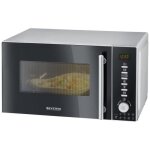 Severin mw 7773 micro - ondes noir, argent 800 w fonction chaleur tournante, fonction grill Severin mw 7773 micro - ondes noir, argent 800 w fonction chaleur tournante, fonction grill