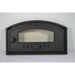 Sezam porte de four en fonte  pizza pain verre rsistant  la chaleur ouverture vers la droite semi ...