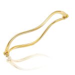 Sf bijoux - bracelet rigide or jaune