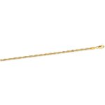 Sf bijoux - chaine plaqu or torsad (60 cm) - (302115 - 60)