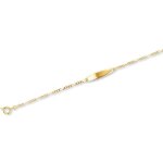 Sf bijoux - identit plaqu or pour bb (15 cm) - (402034 - 15)