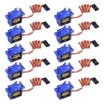 Sg90 10pcs mini servo moteur 9g rc robot pour hlicoptre avion bateau robots