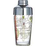 Shaker  cocktail biconique 0. 585 l - gris