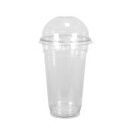 Shaker en plastique transparent 63 cl + couvercle d�me avec trou par 50