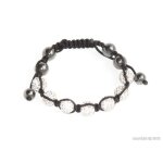 Shamballa crystal 7 perles clair