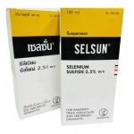Shampooing antipelliculaire - selsun sulfure 25% - 2 x 120 ml - anti - pellicules - anti - chute cheveux ...