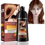 Shampooing colorant brun ch�tain 3 en 1 cheveux color�s pour femmes et hommes couvre les cheveux gris ...