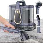 Shampouineuse 4 en 1 17 kpa 1750 w double r�servoir deau de 15 l + 12 l fonctionnement silencieux.