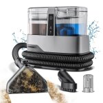 Shampouineuse canap� - 600w forte aspiration nettoyeur tissu tapis matelas portable injection extraction ...