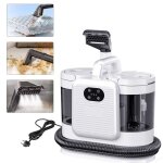 Shampouineuse sans fil 1650w 15 kpa r�servoir deau 16l / 095l silencieux nettoyage et d�sinfection en ...