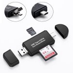Shan lecteur carte sd usb micro sd card reader usb 3. 0 - type c - micro usb adaptateur carte sd tf mmc ...