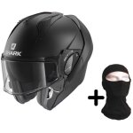 Shark casque modulable evo gt noir mat + cagoule Shark casque modulable evo gt noir mat + cagoule
