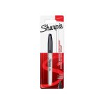 Sharpie - 1 marqueur permanent - noir - pointe fine - sous blister Sharpie - 1 marqueur permanent - noir - pointe fine - sous blister