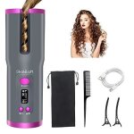 Shawlam - fer  friser automatique fers  boucler automatique sans fil portables avec cran lcd chauffage ...